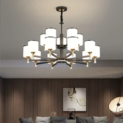 Nordic Modern Chandelier E27glass lampshade led chandeliers For Living room decoration bedroom led lamp Hanging light fixture