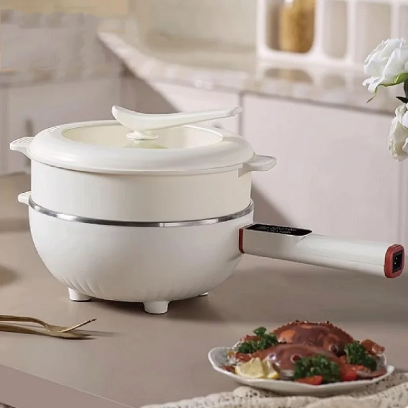 4.5L وعاء كهربائي متعدد الوظائف سعة كبيرة المنزل غير عصا وعاء تسخين كهربائي موعد تبخير وعاء التلقائي الدفء