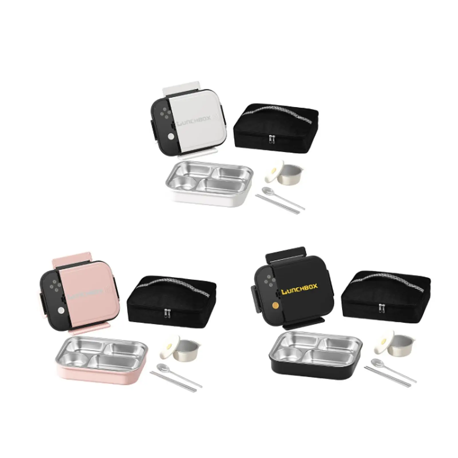 

Термальный набор контейнеров для обеда из нержавеющей стали Bento Box для пикника и работы, путешествий