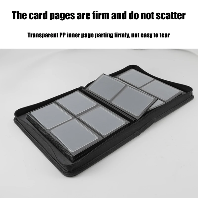 112 Pocket Waterproof Game Card Holder Game Card Album Gaming Cards Display Holder for Sports Card Gaming Cards