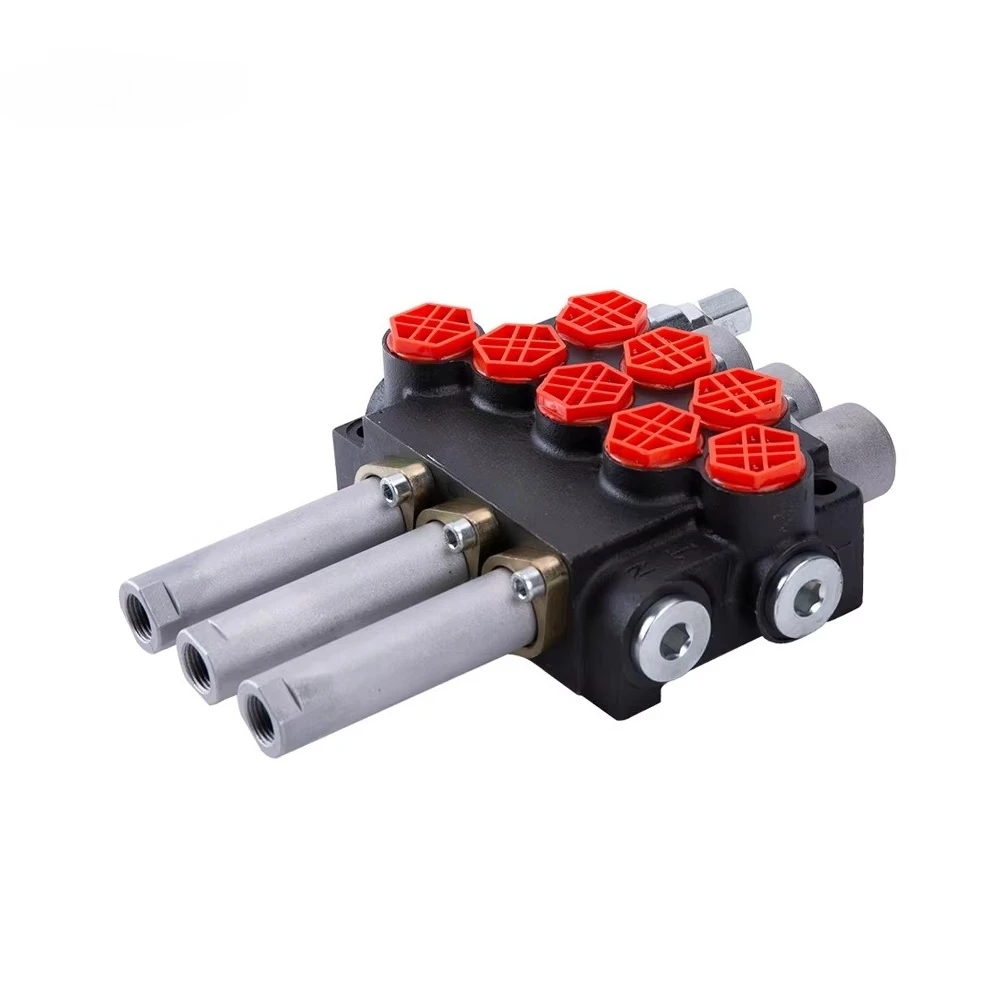 High Quality Hot Sale 2-Rod with Joystick Hydraulic Single Cylinder Directional Flow Control Valve Block P40 Series Planter