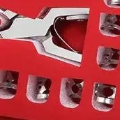 

Complete Dental Dam Hole Puncher Set Heavy Duty Puncher Pliers for Dentist Accurate Dental Dam Perforator Dental Rubber Dam Punc