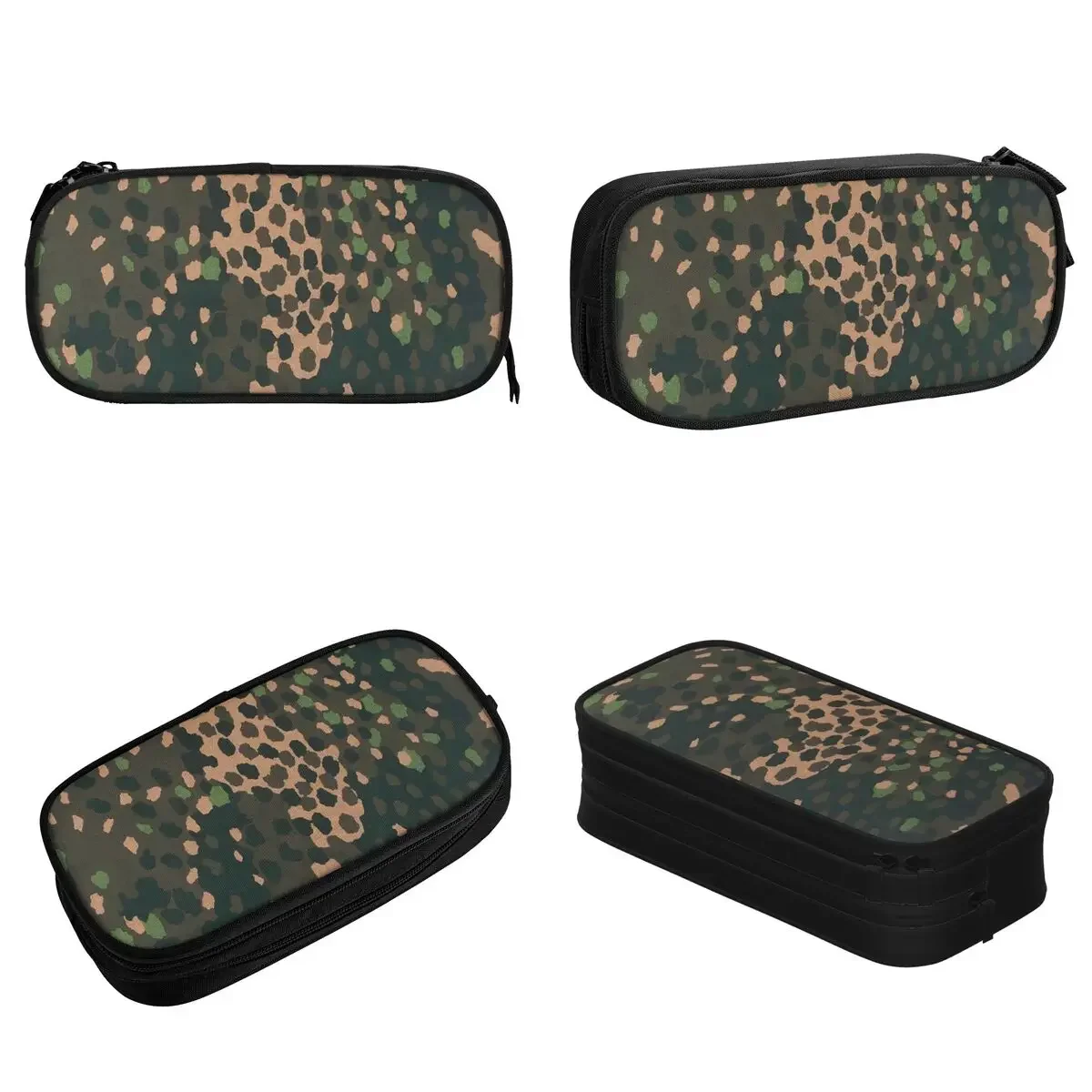 Pea Dot Camo Pencil Case Lovely Multicam Pen Box Bags Girl Boy Big Capacity Students School Gifts Pencilcases