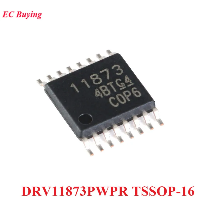 5Pcs/1pc DRV11873 DRV11873PWP DRV11873PWPR 11873 TSSOP-16 Three-phase Sensorless Motor Driver IC Chip Original NEW