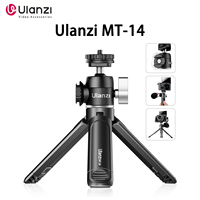 Ulanzi MT-14 Aluminum Tripod Bearing 2kg With 360 Ball Head 1/4 Screw Portable Vlog kit Dedicated For Phone Desktop