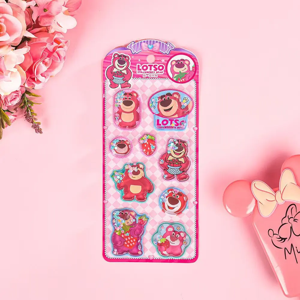 Anime Hello Kitty Hangyodon Cinnamoroll 3D Transparent Jelly Sticker Crystal Cute Decorative Stickers Phone Casesdiy Toys