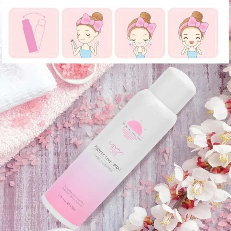 150 ミリリットル皮膚保護日焼け止めスプレーザクロエッセンス美容アンチエイジング美白顔ボディ日焼け止め女性のための