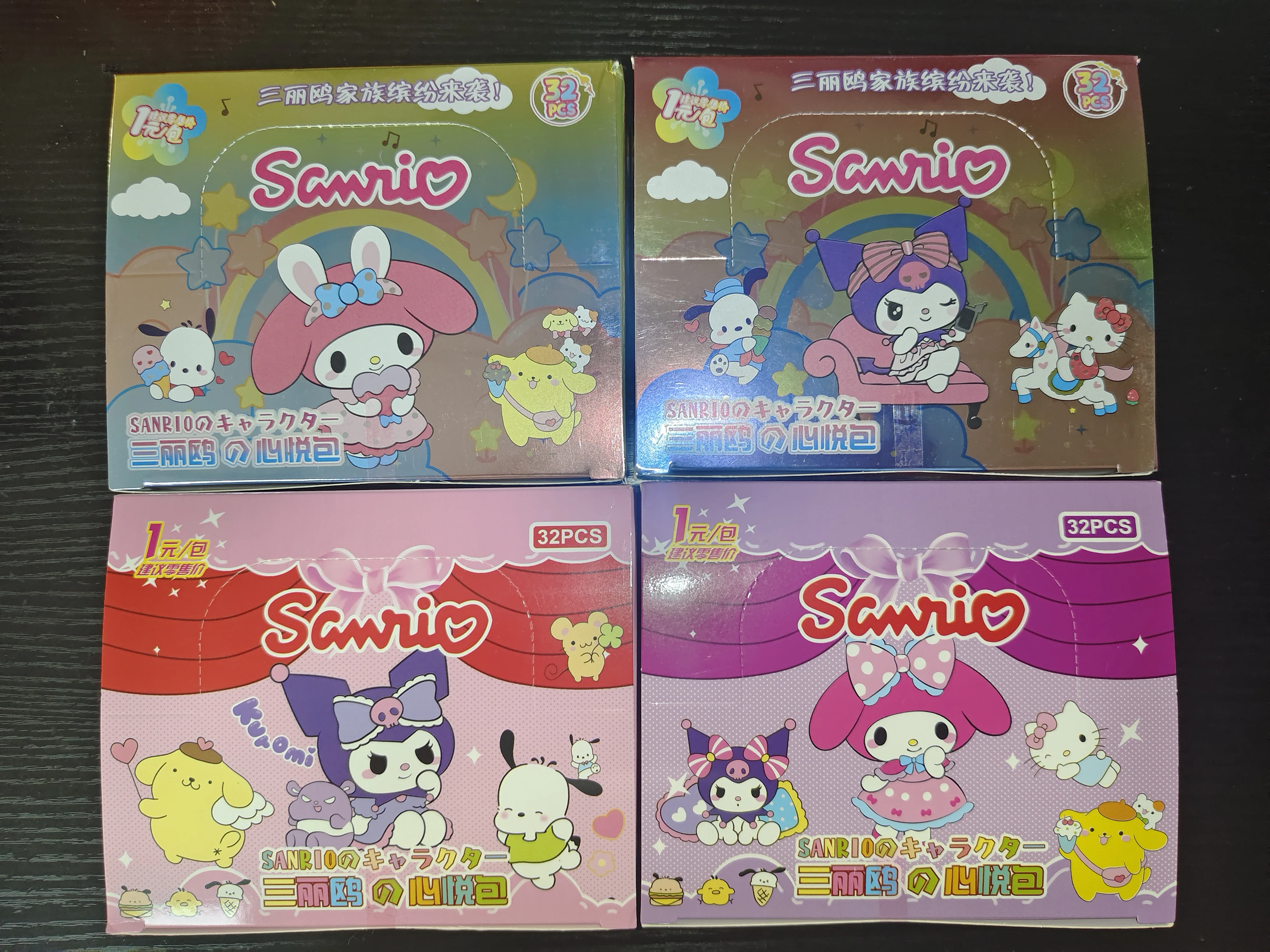 

New Hot Sanrio Character Collection Card Box of 160 Cards Blind Bag For Animation Enthusiasts Creative Festival Blind Bag Gifts
