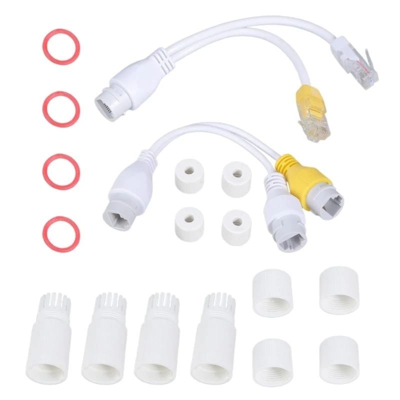 Y5LA POE RJ45 Cable Power Over Ethernet Adapter Injector Splitter POE Cable RJ45