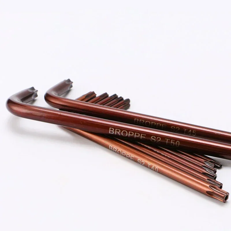 Cacciavite Torx a doppia estremità tipo L a prova di manomissione Torx Star Key Bit Chiave a punta lunga T6 T7 T8 T9 T10 T15 T20 T25 T27