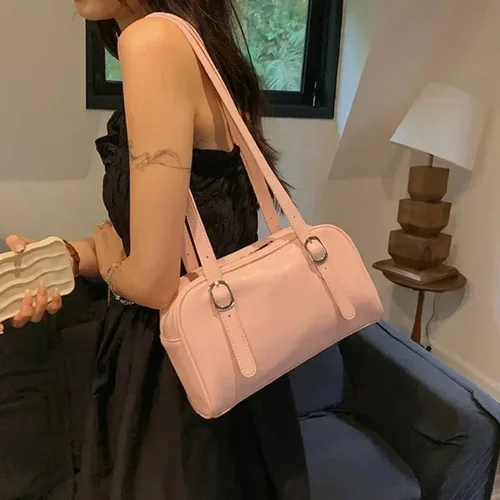 다목적 숄더백, 대학 바람 통근 코듀로이 스퀘어 백, 유니섹스 대용량 레저 휴대용 크로스바디 백, 패션 