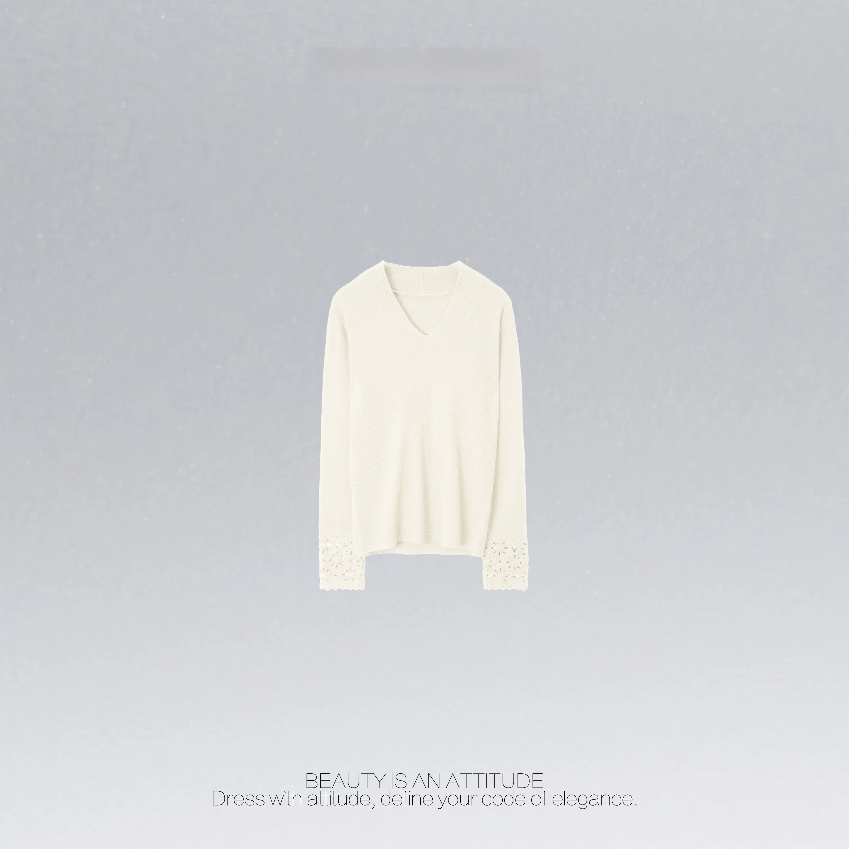 

Облегающий трикотажный свитер с V-образным вырезом и высокой эластичностью DEDM•STUDIO, премиум-качество, женская повседневная внутренняя одежда из полиэфирного волокна