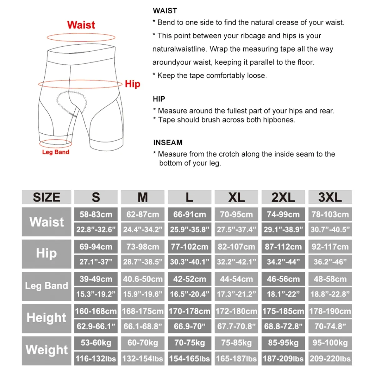 X-TIGER Bike Racing Briefs Gel Cushion Breathable Comfort Men's Shockproof Shorts Casual Shorts MTB Road Bike Cycling Shorts image 2