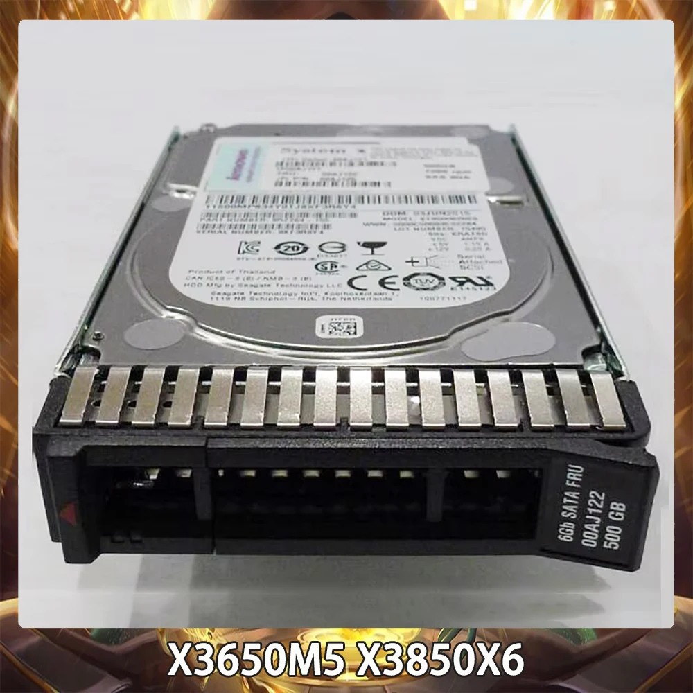 For IBM Hard Disk X3650M5 X3850X6 00AJ121 00AJ122 500G 7.2K SAS 2.5