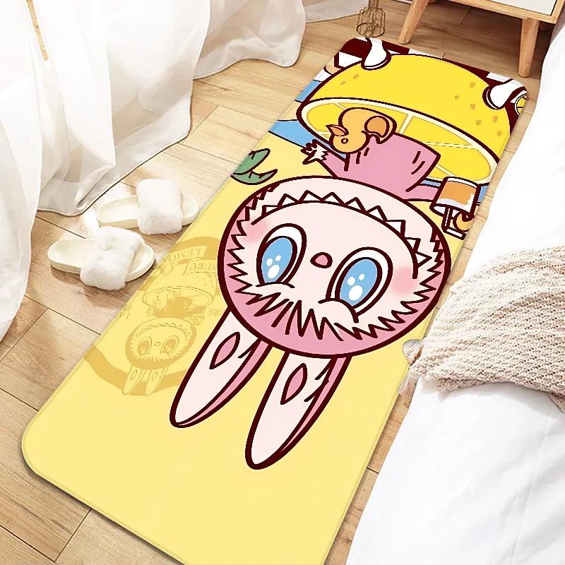 Door Mat Entrance Non-slip Doormat L-labubu Washable Kitchen Carpet Living Room Hallway Rugs Bathroom Bath Door Mats