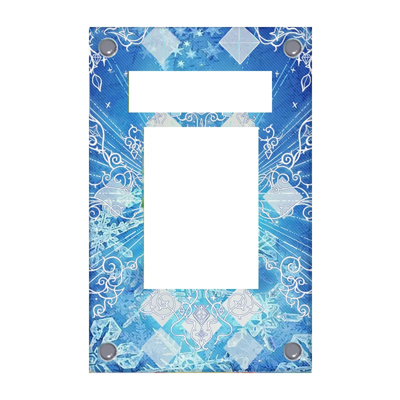 Psa Art Display voor Pokemon Card Terastal Eevee Qikachu Acryl Uitgebreide Schilderij Vaststeen Collectie Card Display Stand Gift