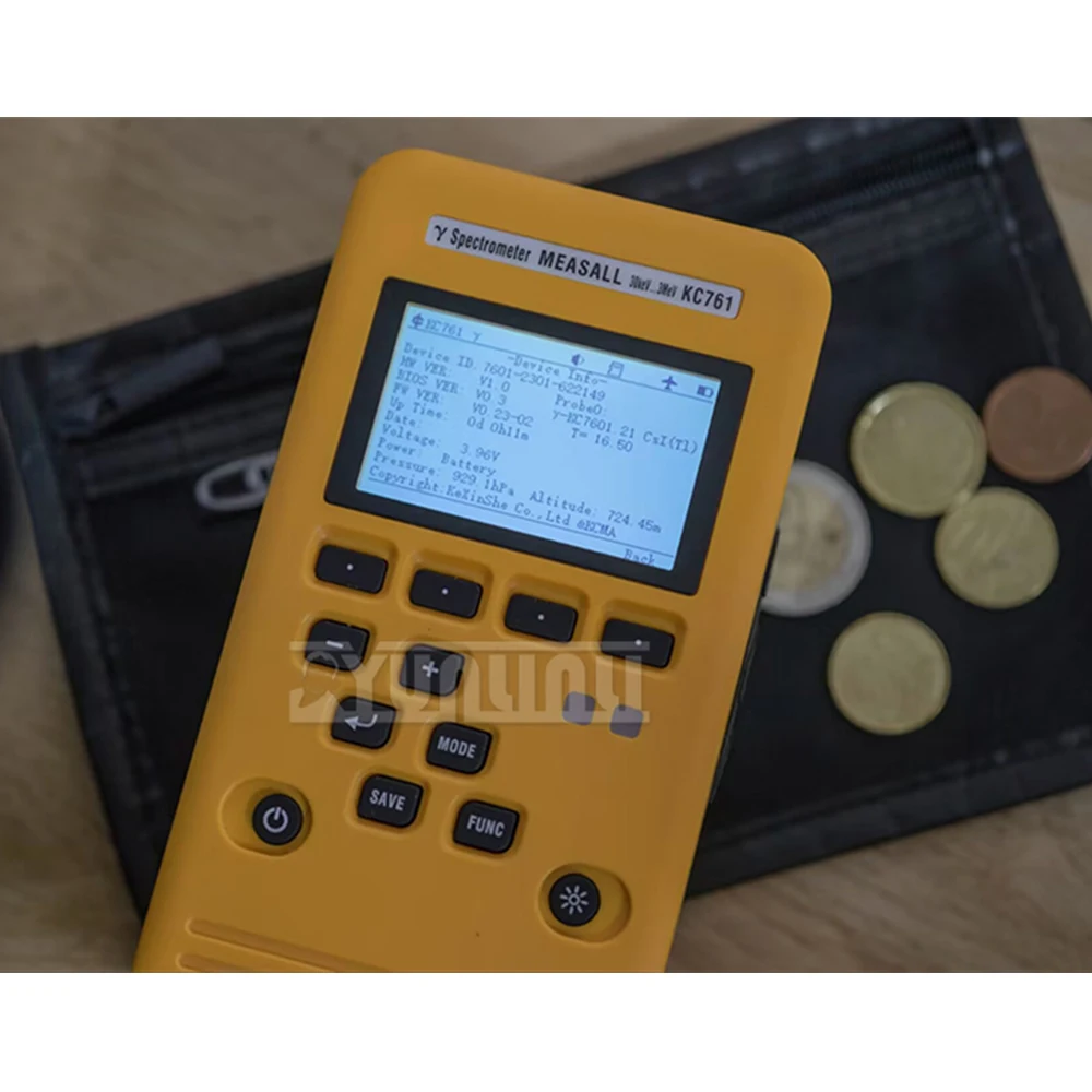 KC761/KC761A Spectrometer, nuclear radiation alarm, Geiger counter, upgrade dosimeter, radiation detection for radioactivity
