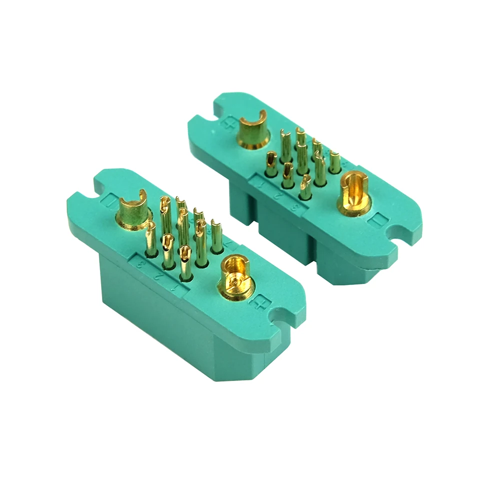 1/2 Pairs MPX2+9 Connector JX9 Multi Wire Servo Extension Male Female Plug Signal for RC Fixed-wing Airplane Turbine Jet