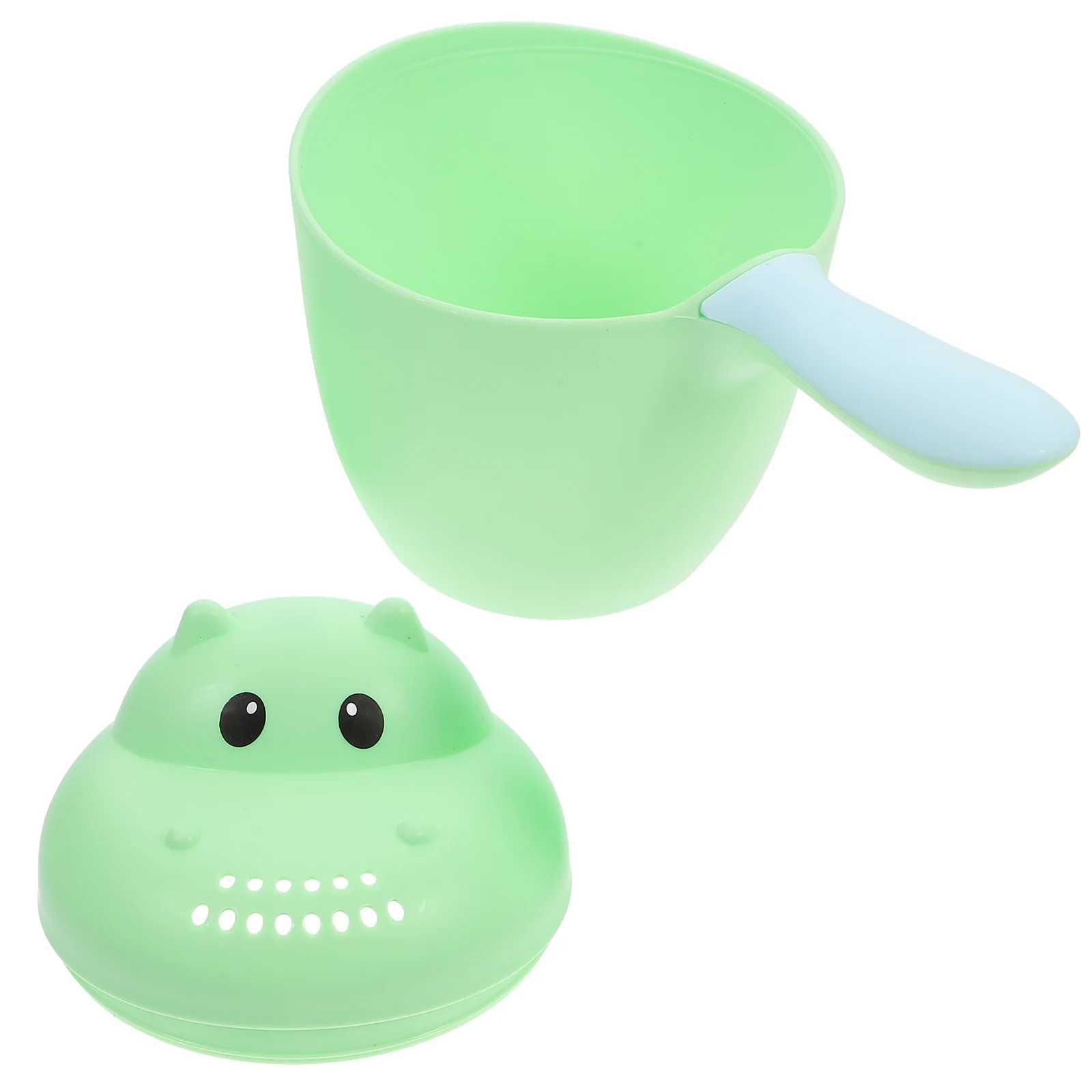 Shower Basket Hanging Baby Shampoo Cup Scoop Flusher Bath Rinse Newborn Bathroom Suction Shelf