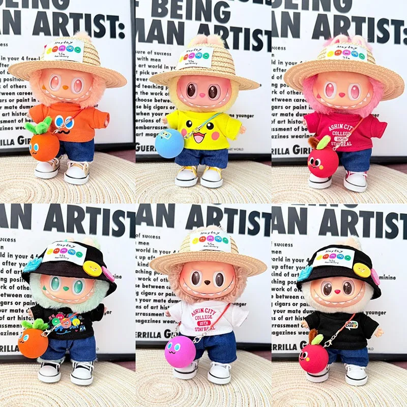 

Первый брелок второго и третьего поколения. Подвеска для одежды Labubu. Детская одежда Labubu милая и милая.