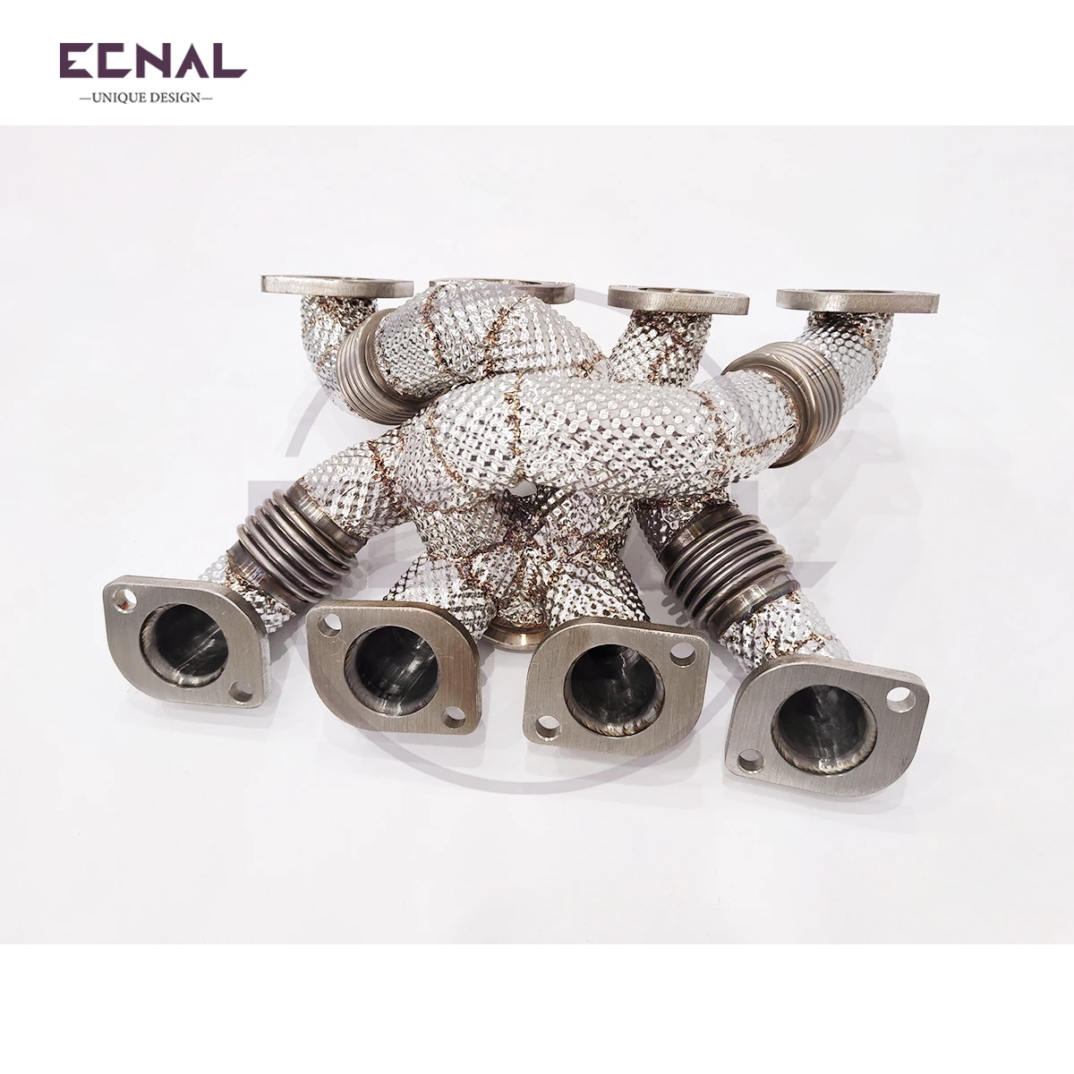 Ecnal Exhaust Manifold Pipe for BMW S63 E70 X5M E71 X6M F10 M5 F12/13 M6 F85 X5M F90 M5 F91/92/93 M8 F95 X5M F96 X6M M550i G30