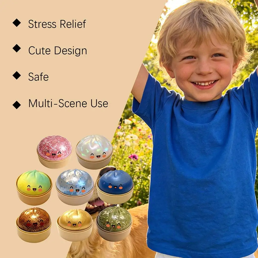 

Мягкая игрушка-антистресс «Кавайный паровой хлебец» для снятия напряжения и тревоги, для детей и взрослых, подарок