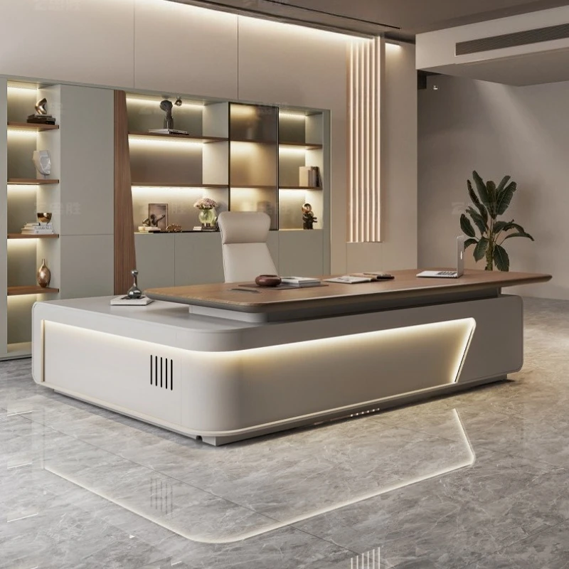 

Computer Table L Shaped Desk with Drawers Study Desks Office Furniture Gaming Tables Room Offices Pliante Motion Standing Corner