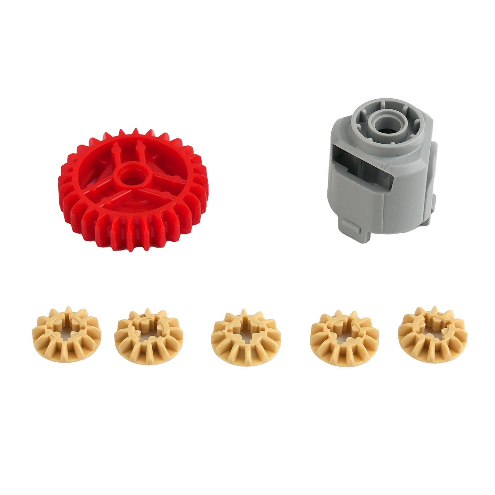 2PCS/4PCS Differential Getriebe Technische Blöcke Teile JM0096 Montiert MOC 69761/69762 65414/65413 Geändert Ziegel spielzeug Zubehör – Detail 2