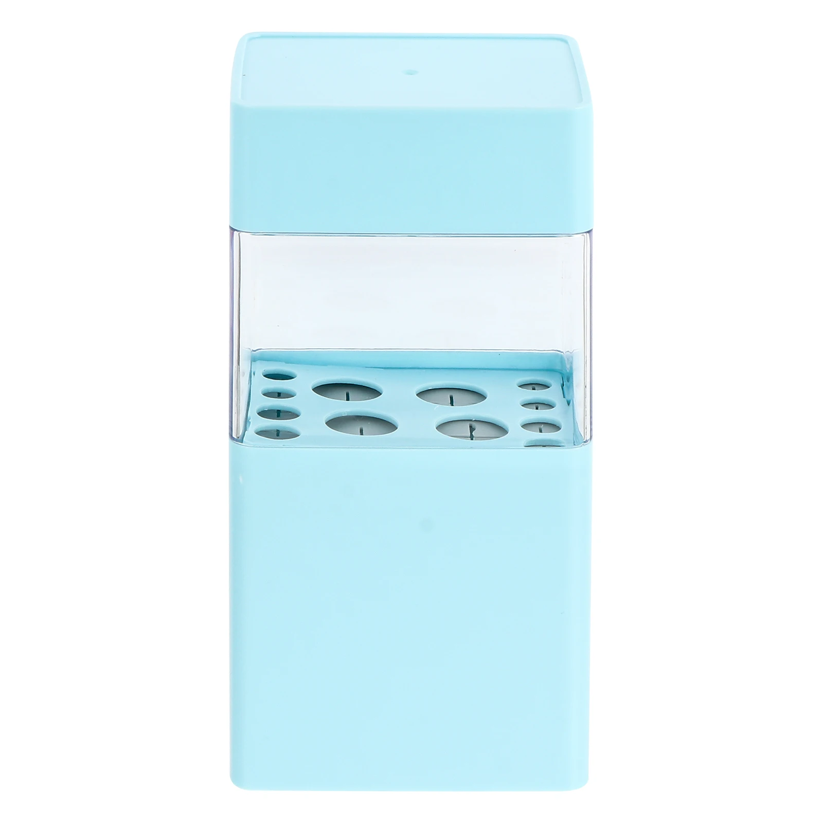 

Makeup Brush Storage Box Container with Lid Holder Organizer Pencil Cosmetics for Vanity Brushes