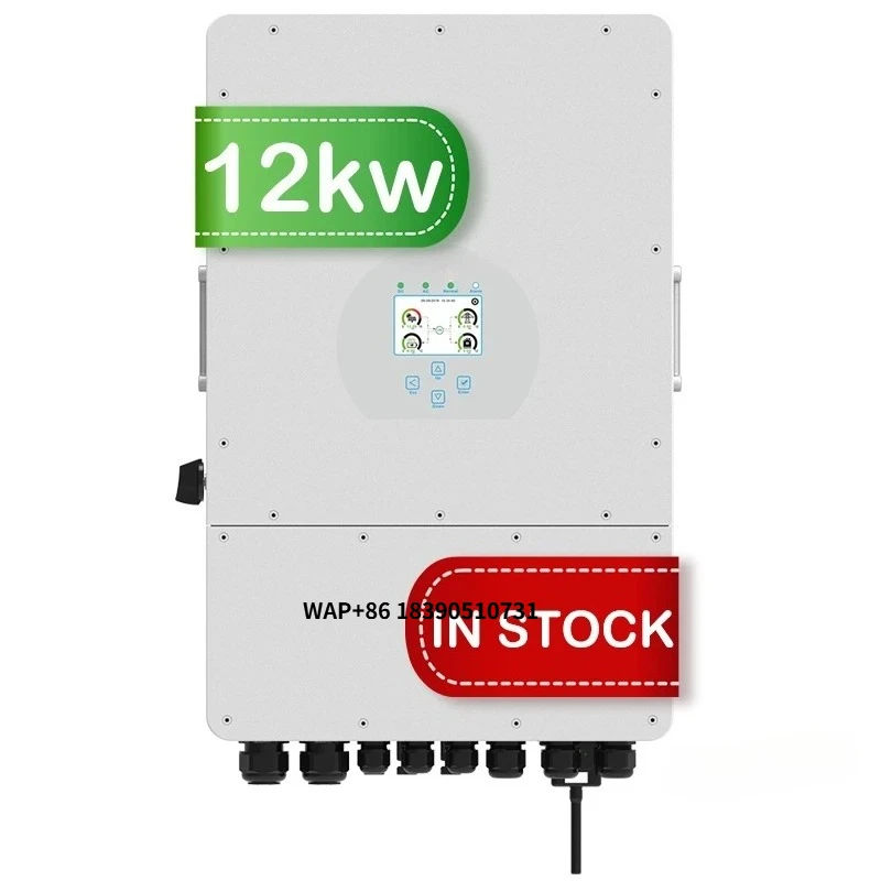 

EU Wholesale Price Deye Hybrid Inverter 12kw Single Phase SUN-12K-SG02LP1-EU-AM3 deye Wifi Hybrid Solar Inverter