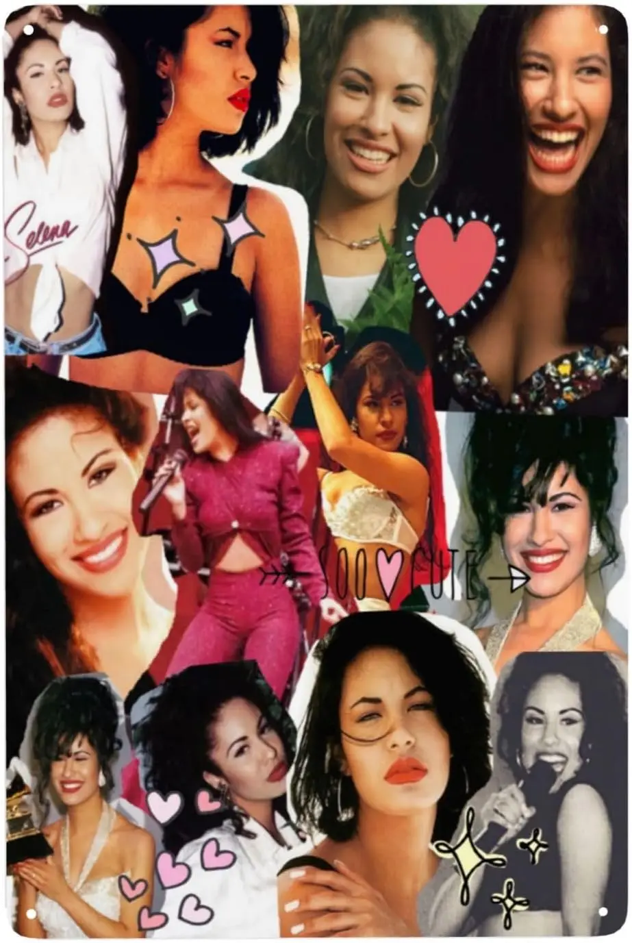 Metal Poster Signs Selenas Metal Tin Sign Decor Coffee Bar Cafe Wall Decor Home Bedroom Living Room Office Retro Signs Gift sign