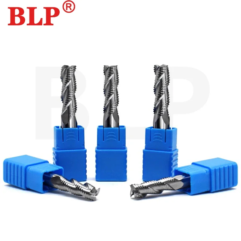 HRC55 Milling Cutter Alloy Coating Tungsten Steel Tool Cnc Maching 4 Blade Roughing Endmills  corn Milling Cutter For Metal