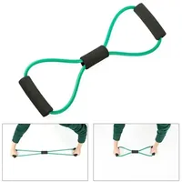 Fitness 8 Word Yoga Elastic Band Gum Resistance Rubber Bands Fitness Fitness Equipment Expander Workout Gym Exercise Train