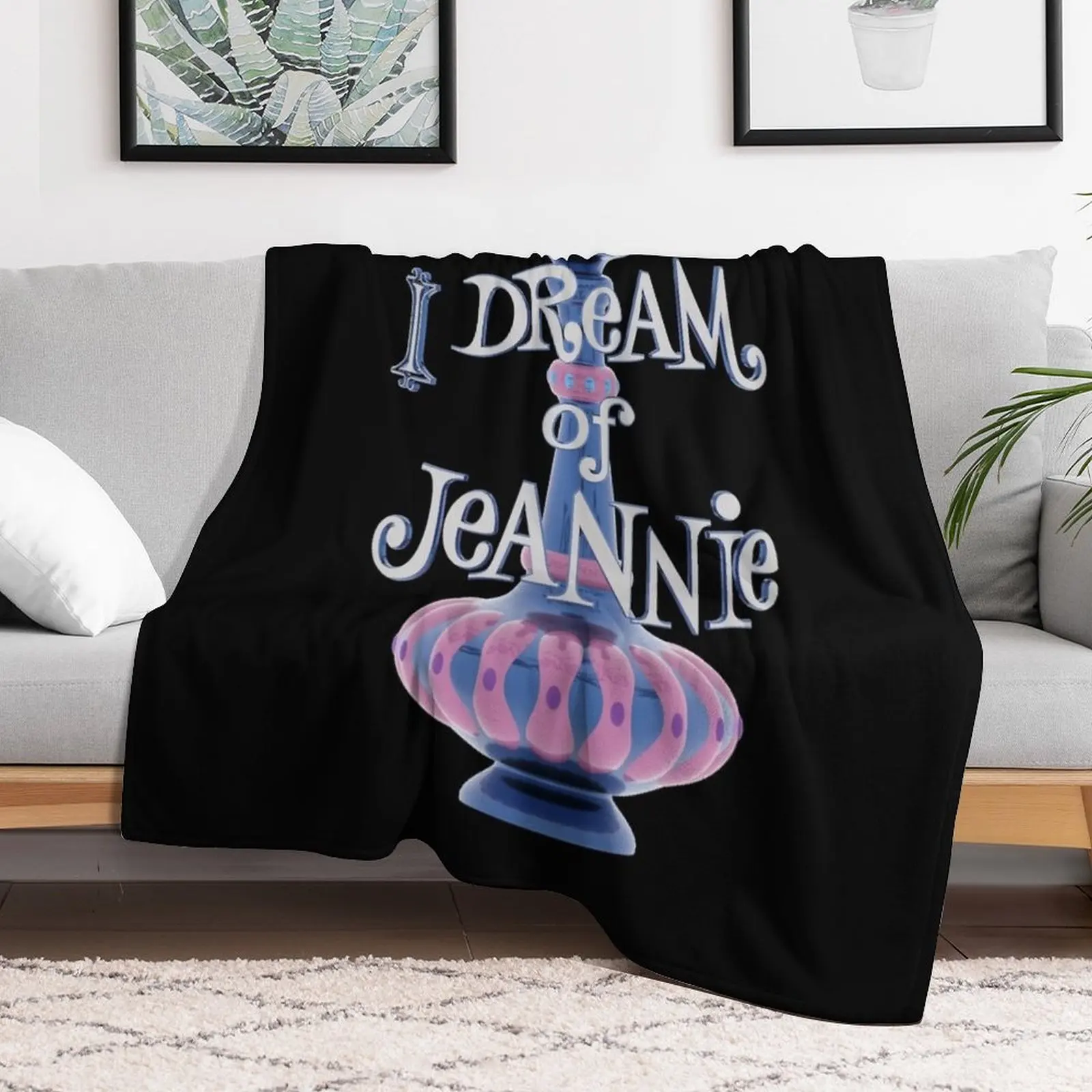 Mens My Favorite Dream of Jeannie Vintage Photograp Throw Blanket Baby Cute For Baby Blankets