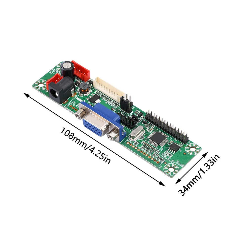 1CH VGA Video MT6820 MT6820-MD V2.0 One Channel Universal Driver Drive Board for LCD Displayer Module FHD