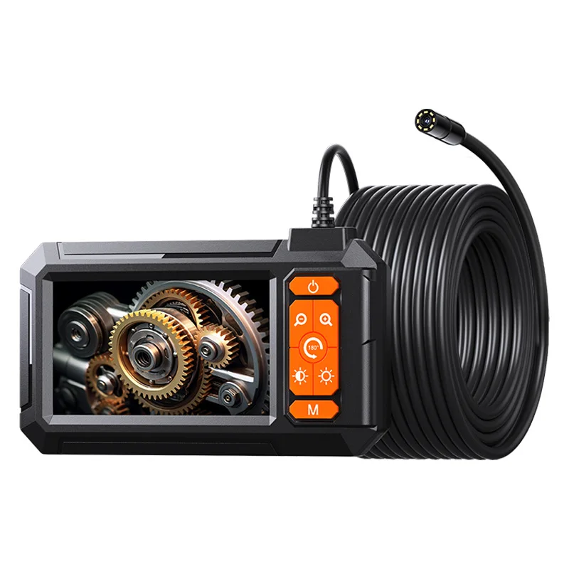 Pipeline Endoscope HD Camera, Industrial Sewer Pipe Dredging Detection, Auto Repair Engine Visual Probe