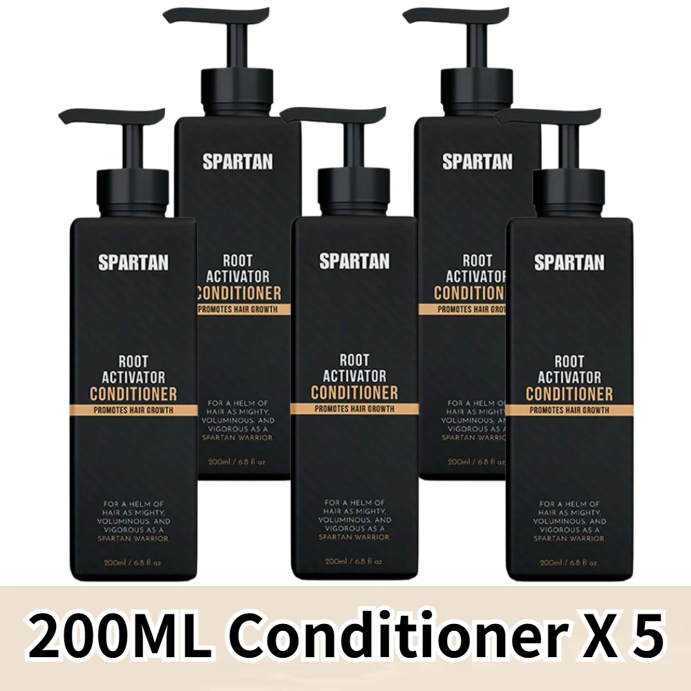 Spartan Root Activator Shampoo 100ml (Versterkt de haarwortels) & Conditioner 200ml (Bevordert de haargroei), Haarverzorging tegen haaruitval