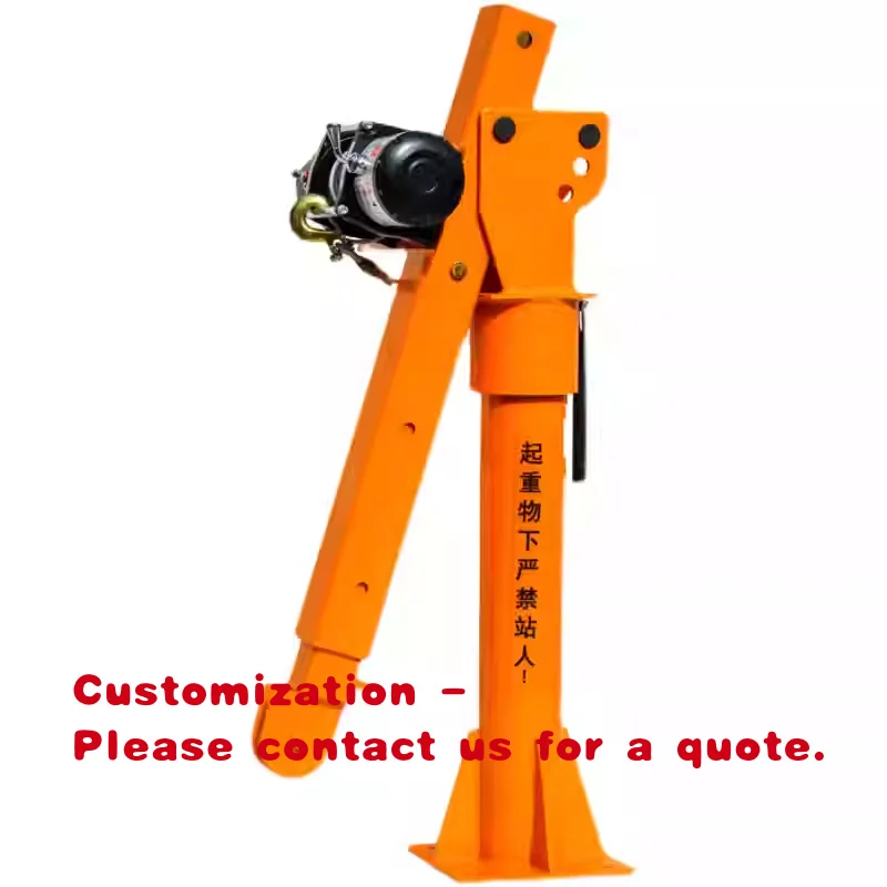 custom.Car Crane Truck New Construction Hoist Home Use Lifting Capacity 10m 500kg-1000kg 300kg-600kg Steel Wi