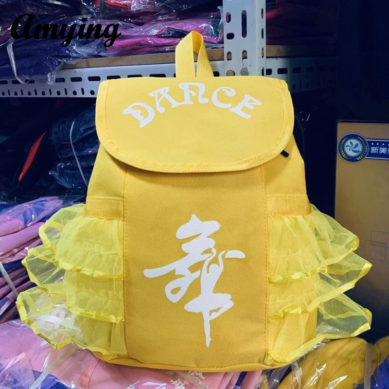 Girls' Princess Dancing Bags Children's Latin Backpack Gymnastic Sports Yoga Ballet Dance Bag Schoolbag For Girls Gift for Kid