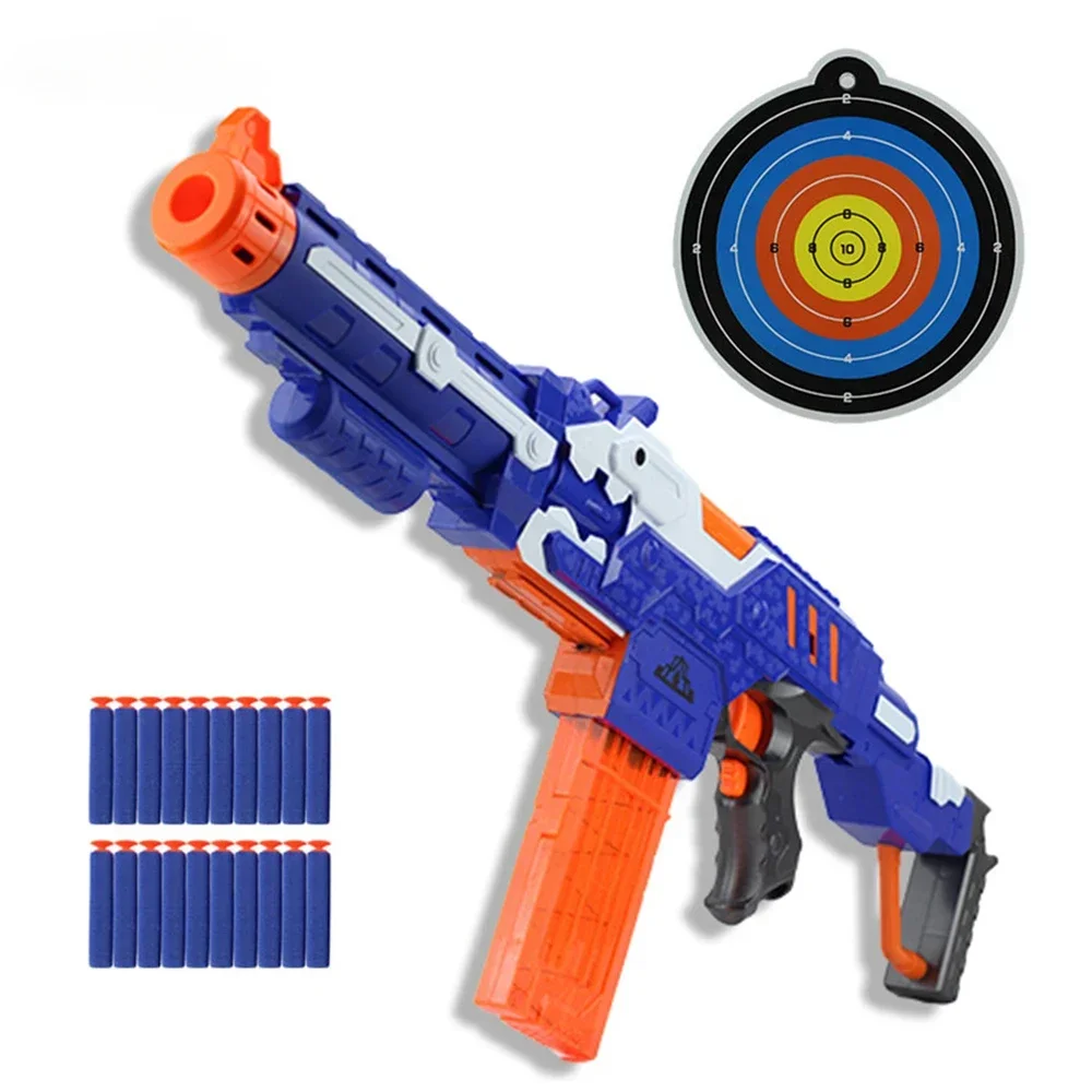 Elektryczne rzutki zabawka Airsoft do pistolet Nerf 7.2CM z głowicą otworową, piankowa, bezpieczna kula do miotaczy Nerf, chłopcy, zabawki dla dzieci