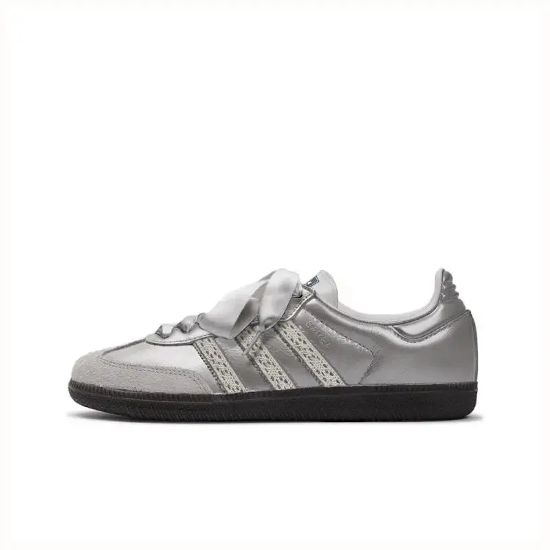 【ปรับแต่ง】adidas originals Samba รองเท้าสเก็ตบอร์ดรองเท้าผ้าใบ Unisex รองเท้า B75806