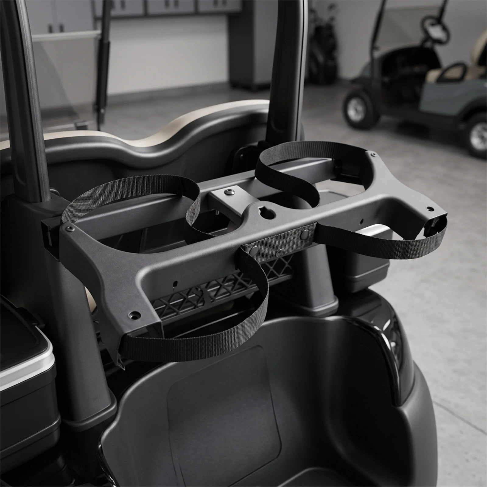 support-de-sac-de-golf-moule-pour-chariot-de-golf-robuste-revetement-noir