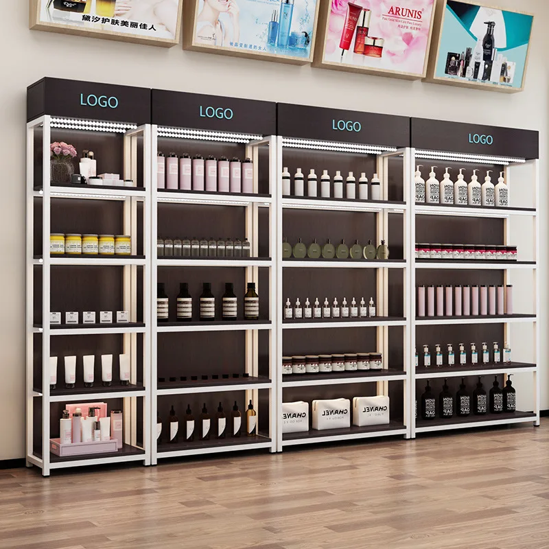 custom.Supermarket Light Duty Display Rack Shelf Wood Ready Stock Product Cosmetics Snacks Stationery Convenience Store Samp