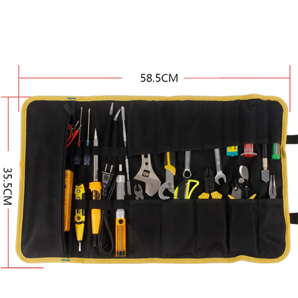 Multifunction Maintenance Electrician Tool Bag Large Capacity Oxford Canvas Industrial Storage Portable Appliances Repair