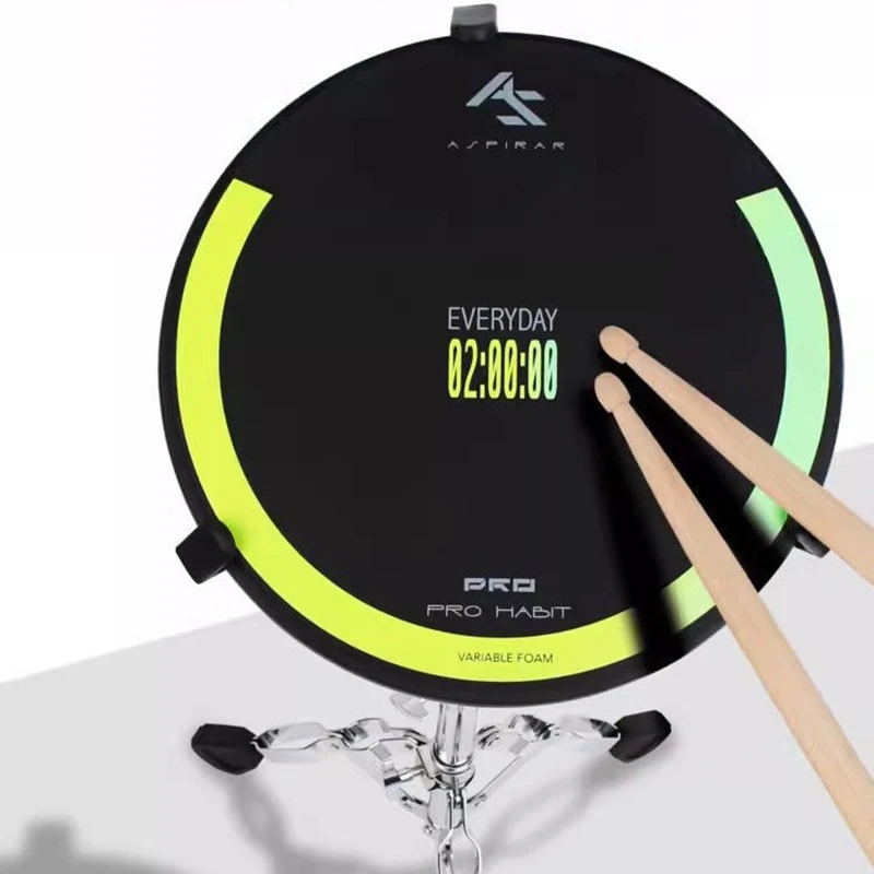 

12 Inch Mute Drum Pad Professional Silent Practice Drums Portable Drum Set Children's Beginners Musical Instruments Percussion