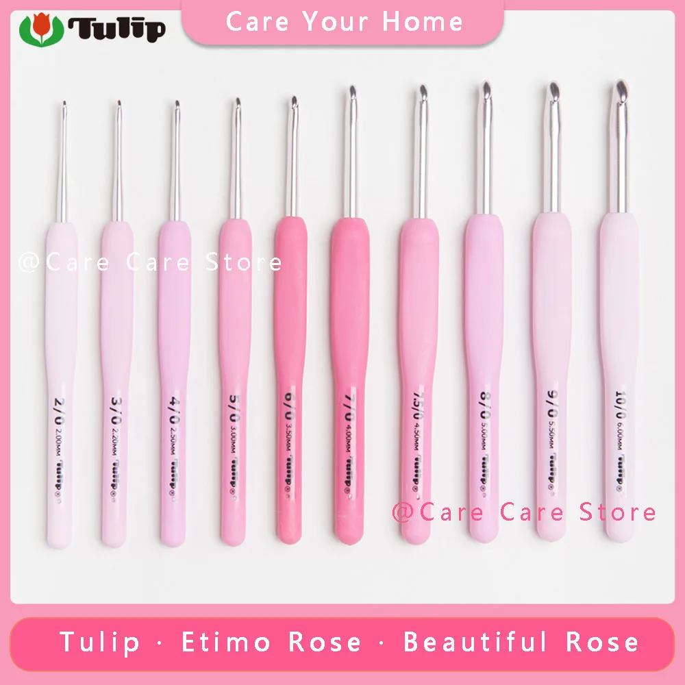 1 Piece Original Tulip Crochet Hooks Etimo Rose Crochet Needles Tulip Hook Sweater Yarn Crochet knitting Hook