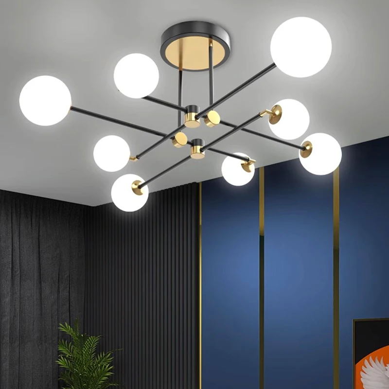 lustres led nordicos para decoracao de casa sala de estar luzes pendentes iluminacao interna sala de jantar smart home 01