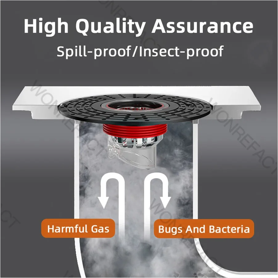 Odor Proof Floor Drain Core Plug Backflow Preventer Cuttable Toilet Sewer Filter Portable Drain Protector Bathroom Accessories