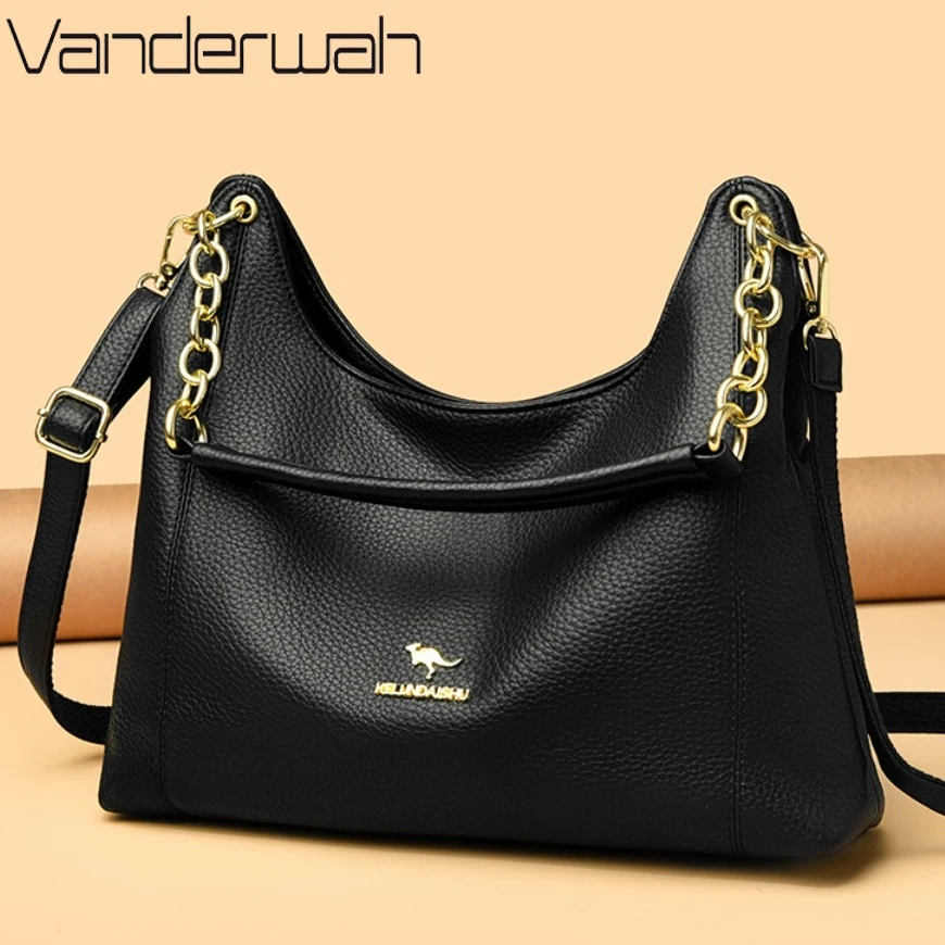 

Luxury Handbags Women Bags Designer Chain Strap High Quality Crossbody Shoulder Bag for Women 2025 Pu Leather Bag Sac a main