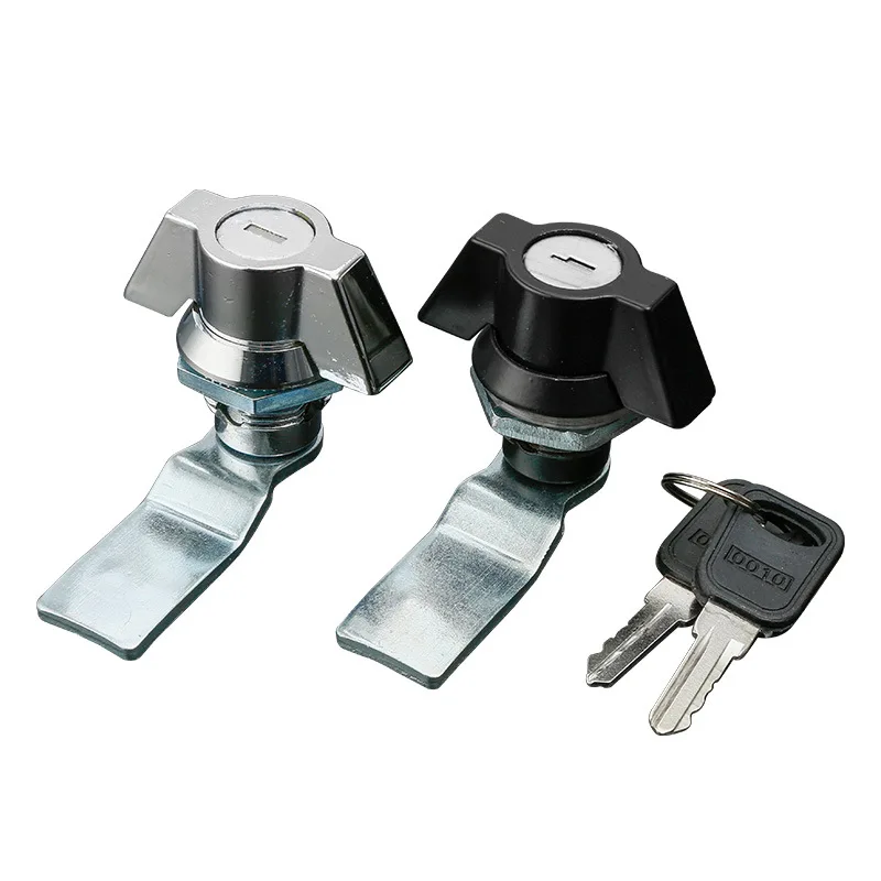 MS324-2 Butterfly Tongue Lock Industrial Machinery Equipment Electrical Cabinet Door Lock Toolbox Various Switch Cabinets Locks